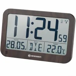 Bresser MyTime MC Reloj Climático de Pared Madera