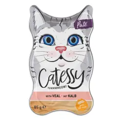 Catessy paté para gatos - Ternera (18 x 85 g)
