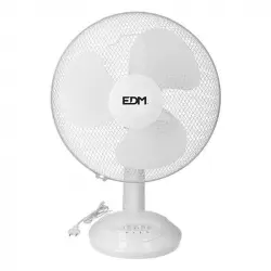 EDM Ventilador Sobremesa Oscilante 30cm 35W