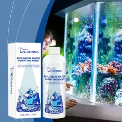 IntiMeg Purificador de agua antialgas para acuarios - 100 g