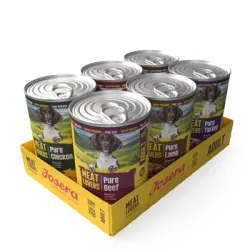Josera Meatlovers Pure 6 x 400 g comida húmeda para perros - Pack mixto (4 variedades) - Diseño nuevo
