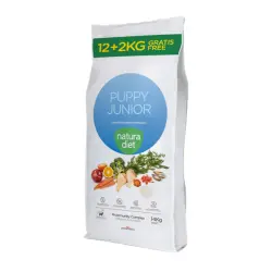 Natura Diet ProInmunity Complex Pienso Natural Pollo para cachorros - 14 kg (12 + 2 kg ¡gratis!)