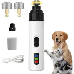 Pawffee Cortaúñas USB: recargables, para el cuidado de patas perros gatos - 1 pieza