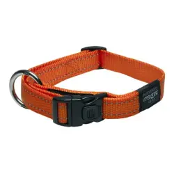 Rogz Collar Fanbelt L Naranja