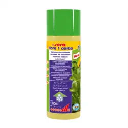 Sera Flore 1 Carbo Crecimiento de Plantas para Acuarios y Peceras, 50 ml