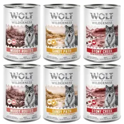 Wolf of Wilderness Expedition Senior 6 x 400 g - Pack mixto
