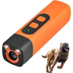 Zoomtopia Potente dispositivo ultrasónico antiladridos perros,, 2540 - 1 naranja