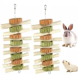 ZooVenture Juego de 2 juguetes dispensadores de premios animales pequeños - 2 piezas