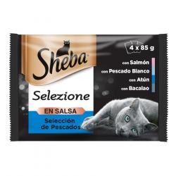 Sheba Cuisine Pescados en salsa (4*85gr)