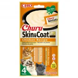 Churu Skin&Coat Snack Cremoso para Gatos con Atún, 1 x 56 gr
