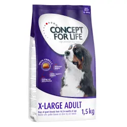 Concept for Life 2 x 1 kg / 1,5 kg pienso para perros ¡a precio especial! - X-Large Adult (2 x 1,5 kg)
