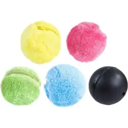 HausPets Pelota rodante perros, juguete masticar, masajeador encías - Una pieza