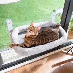 IntiMeg Hamaca ultrasuave para gatos - Hamaca: 30 × 52 cm