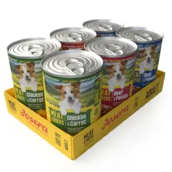 Josera Meatlovers Menú 6 x 400 g - Pack mixto (3 variedades, diseño nuevo)