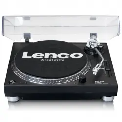 Lenco L-3809BK Plato DJ de Accionamiento Directo con Codificación USB/PC Negro