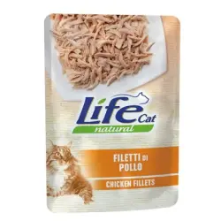 Life Cat Natural Adult 24 x 70 g - Pack Ahorro - Filetes de pollo