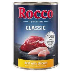 Rocco Classic 6 x 400 g - Vacuno con pollo