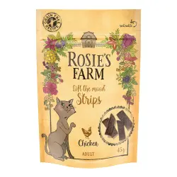 Rosie's Farm Strips láminas con pollo para gatos - 45 g