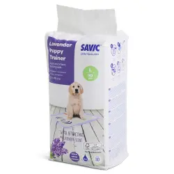 Savic Puppy Trainer empapadores con olor a lavanda para perros - Grandes: 60 x 45 cm (L x An) - 30 uds.
