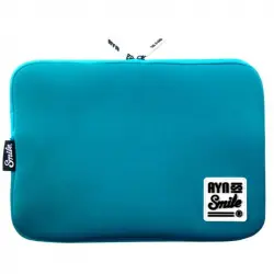 Smile Sleeve Funda para Portátil y Tablet hasta 14 Pulgadas Neopreno Azul