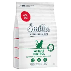 Smilla Veterinary Diet Weight Control con vacuno - 4 kg