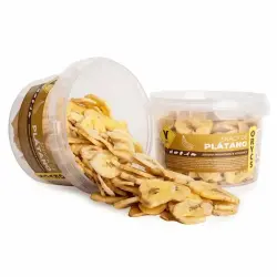 Snack Plátano ORYCS alimento complementario para conejos, roedores, aves y reptiles herbívoros 145 g - 145 g