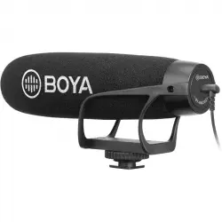 BOYA BY-BM2021 Micrófono Tipo Cañón Negro