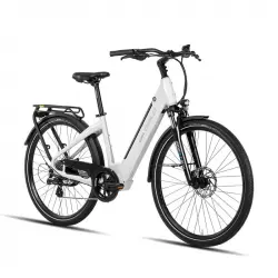 Deruiz Quartz Cityrad 2025 Bicicleta Eléctrica 28" 644wh Autonomía Máxima de 160km Blanco