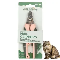 FurryFusion Cortaúñas para mascotas con dispositivo de seguridad - Rosa