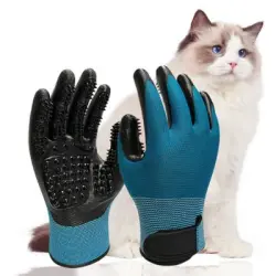 FurryFusion Guante de baño antipelo para perros y gatos - Artículo 1