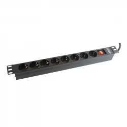 Gembird GB-1011 Regleta para Rack 19" 8 Tomas