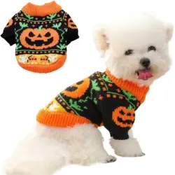IntiMeg Suéter de Halloween para cachorro - L - 5-6 kg