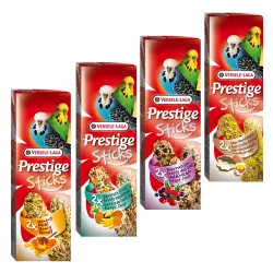 Pack mixto: Versele-Laga Prestige Sticks para periquitos - 4 x 2 unidades (240 g)