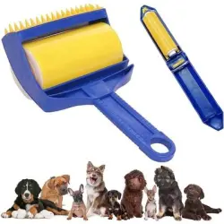 Pawffee Cepillo de viaje para pelo de mascotas - Rodillo reutilizable ropa - 1 pieza