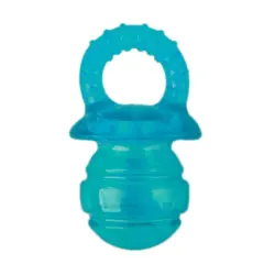 Tootoy! Chew Puppyfier Azul Mordedor blando con sonido para cachorros