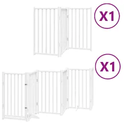 vidaXL Puerta Seguridad con Paneles para perros - 50 x 60 x 2 cm