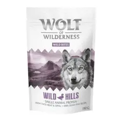 Wolf of Wilderness bocaditos de carne - Pack Ahorro 3 x 180 g - Pack mixto: pollo, pato y cordero