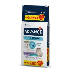 12 KG Advance Sterilized Hairball Pavo y Cebada pienso para gatos