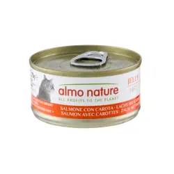 Almo Nature HFC Salmón con Zanahorias en gelatina lata para gatos 70 g