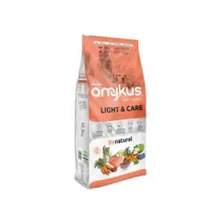 Amykus Original Light&care 12,5 Kg – Pienso Para Cuidado Especial Para Perros De Edad Avanzada O Con Tendencia Al Sobrepeso