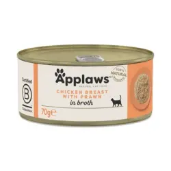 Applaws en caldo 6 x 70 g - Pechuga de pollo con gambas