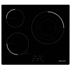 Benavent VBBR360 Placa Vitrocerámica 3 Zonas 60cm Negra