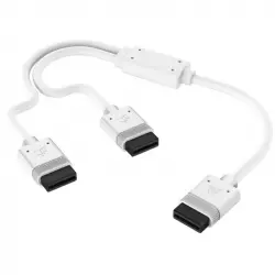 Corsair iCUE LINK Cable 1x 600mm Y-Cable con Conectores Rectos Blanco