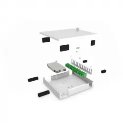 Digitus Unibox de Fibra Óptica para Montaje en Pared Compact