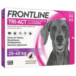 Frontline Tri-act 20-40kg - 6 Pipetas