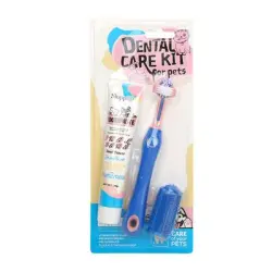 FurryFusion Kit de cepillo y pasta de dientes para perros y gatos - Artículo 1