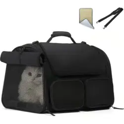 HausPets Bolsa transportadora para perros/gatos aprobada para cabina - Artículo 1