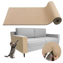 IntiMeg Alfombrilla rascadora multiusos para gatos - Caqui 30*100cm