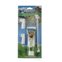 IntiMeg Juego de cepillos de dientes para perros - Menta