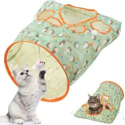 IntiMeg Túnel plegable para gatos - Una pieza